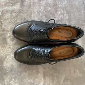 Cobb Hill by New Balance Black Leather Oxfords